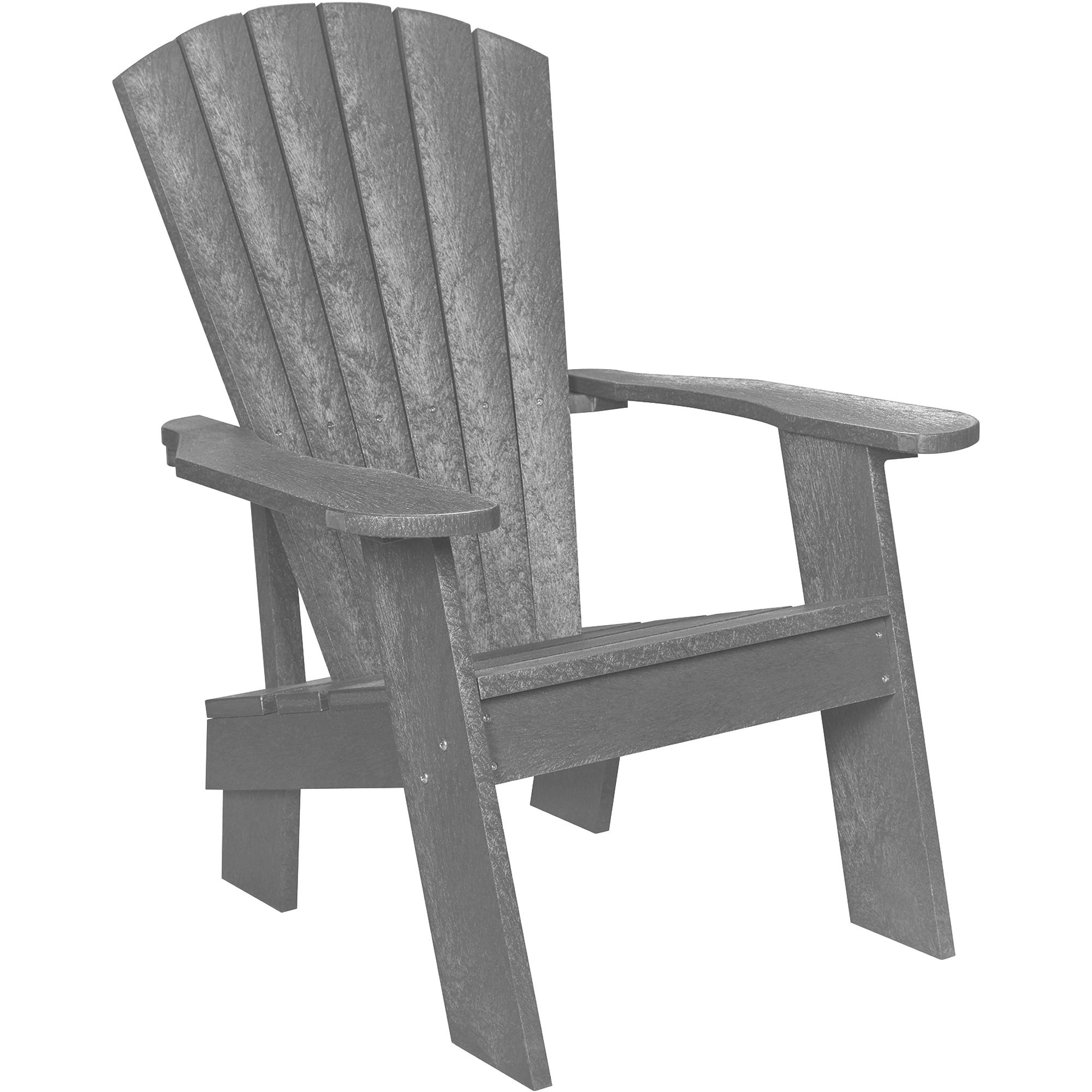 All Weather Capterra Casual Adirondack Chair Made of 100% Recycled Plastic Bottle Caps